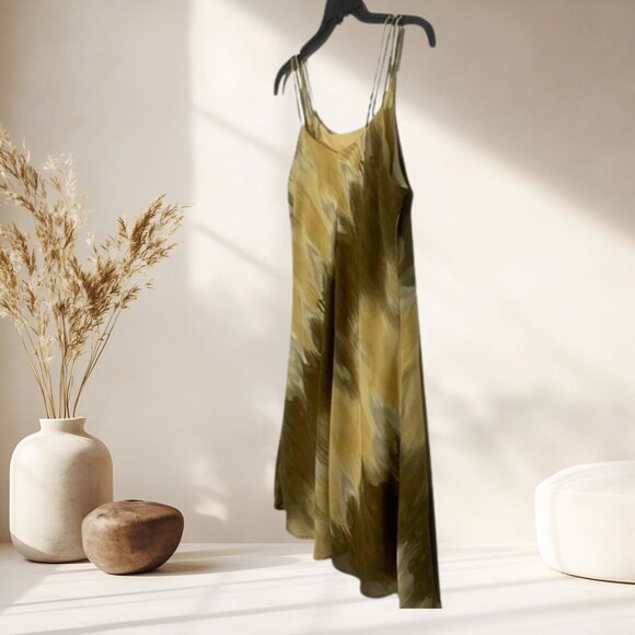 Rene Margo Spaghetti Strap Abstract Pattern Sundress Size Large - Picture 5 of 12